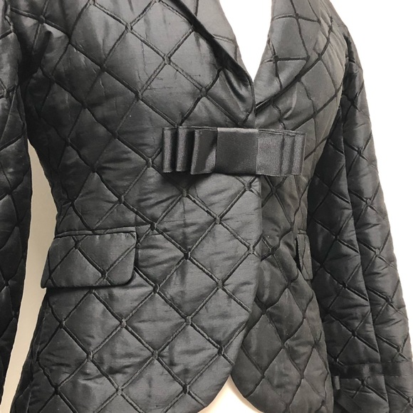 Quilted Silk Party Jacket - Picture 2 of 5